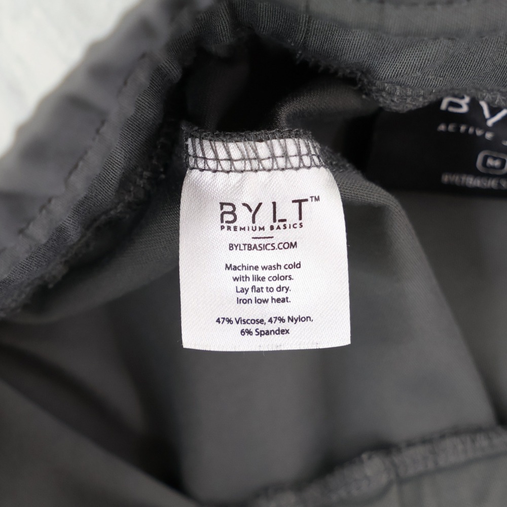 BYLT Active Jogger Men Size M Grey Premium Basics Stretch Athletic Pants - Picture 5 of 10